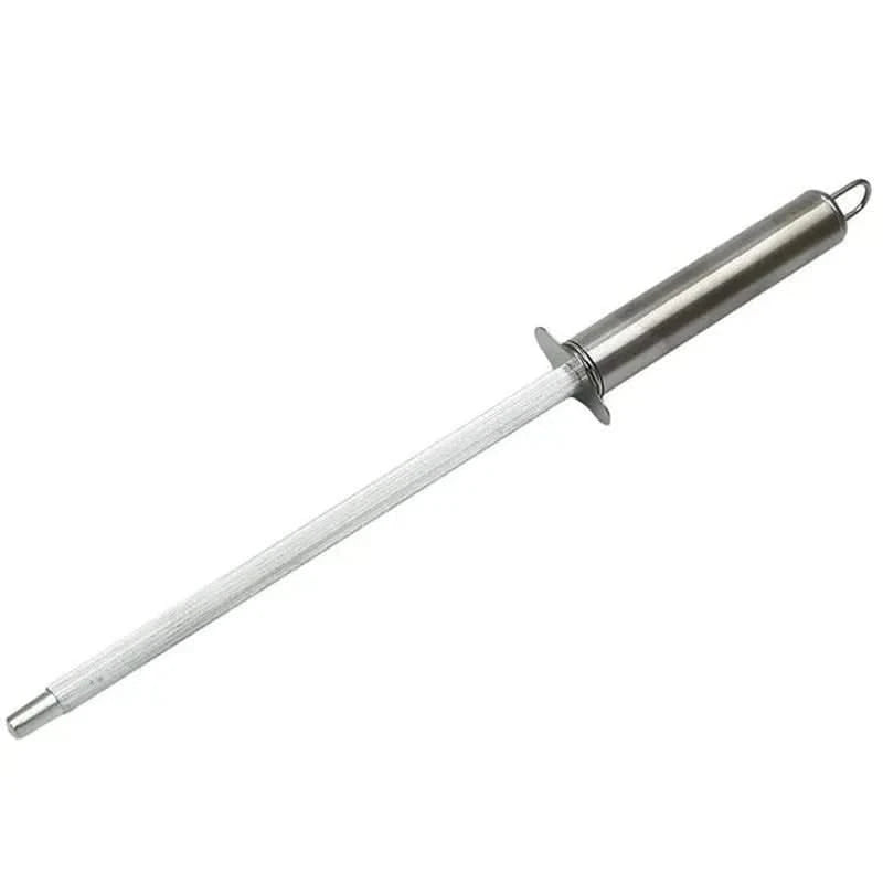 Tige d’affûtage professionnelle – 30 cm pour couteaux de cuisine et acier inoxydable