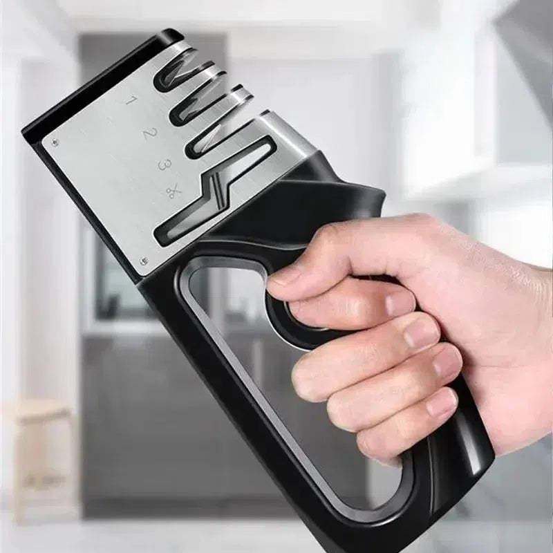 Aiguiseur de ciseaux ergonomique et multifonctions