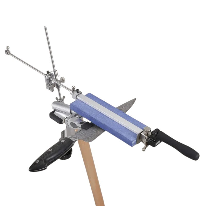 Aiguiseur à angle fixe professionnel + pierres à aiguiser