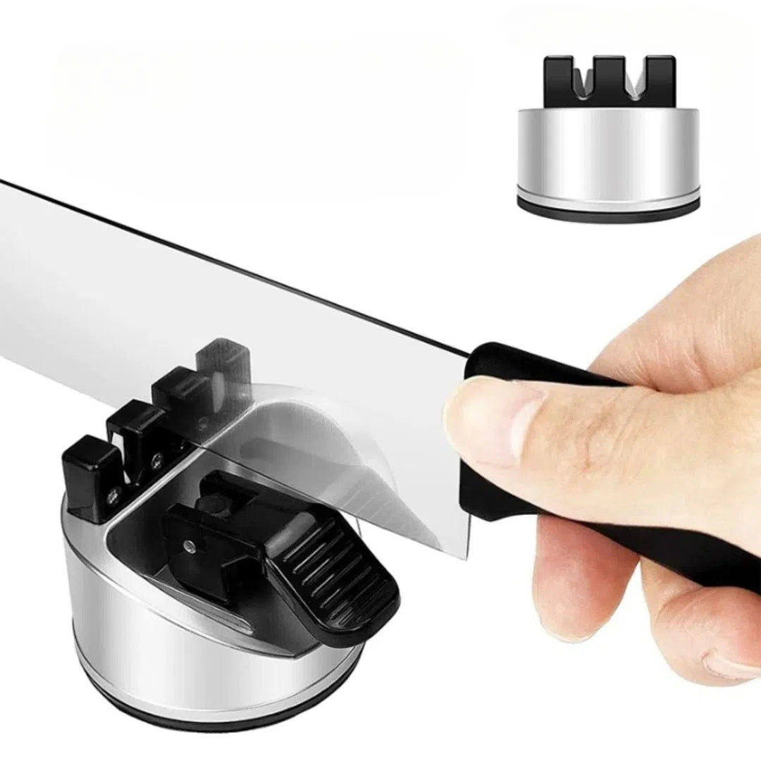 Aiguiseur de couteaux compact avec ventouse