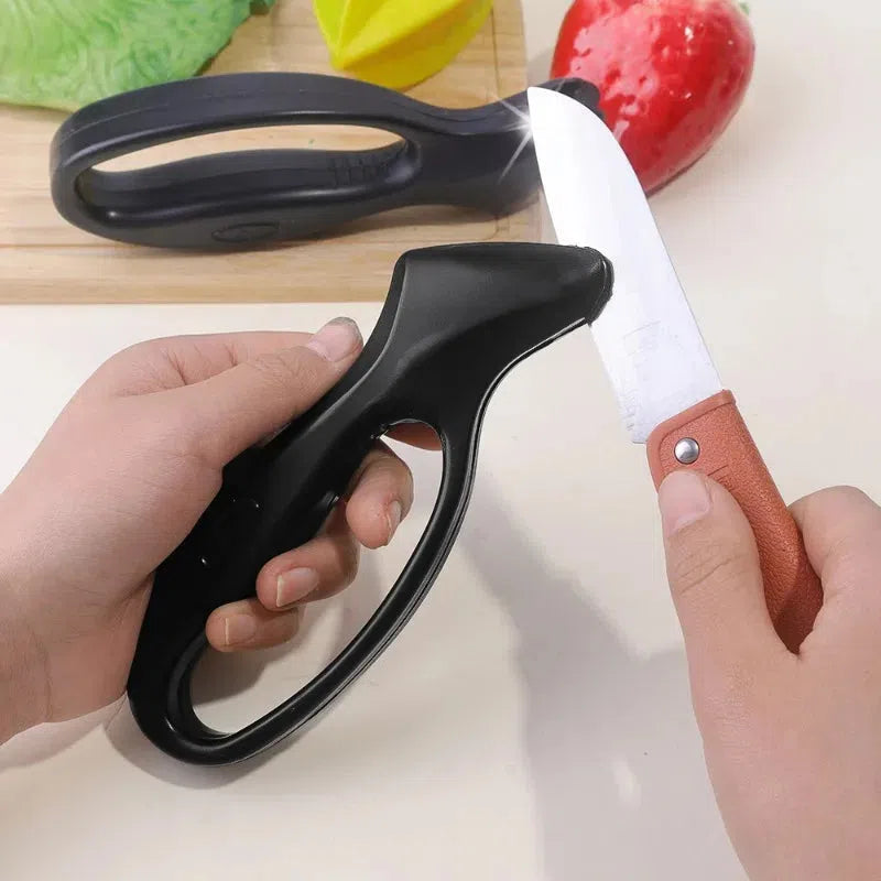 Aiguiseur de couteaux portable avec poignée