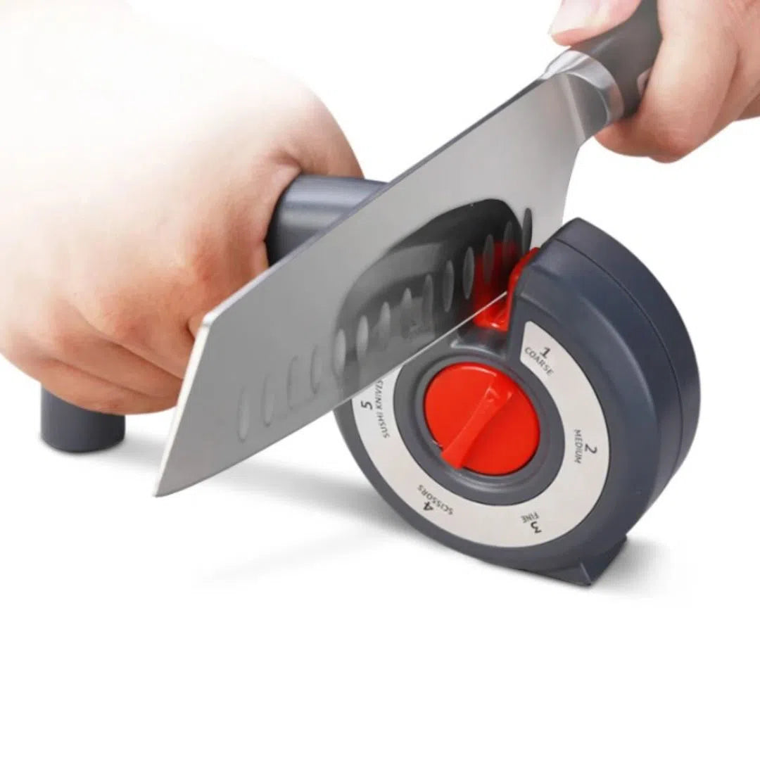Aiguiseur de couteaux professionnel et ergonomique - 6 grains différents